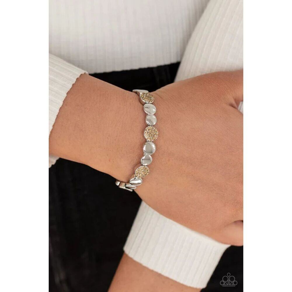 Dimensional Dazzle Brown Bracelet (71)